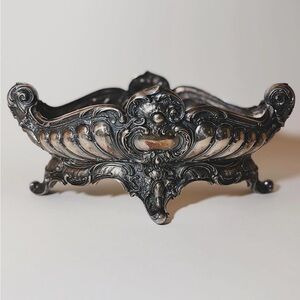 Vintage Jardinière (no insert) | 11 inches L X 4.7 inches H